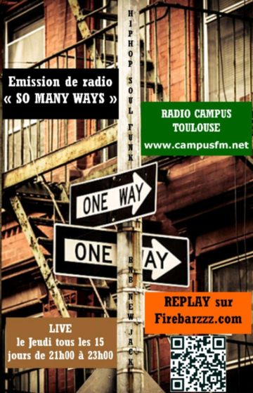 📍 #Hiphop, #Toulouse Emission -So Many Wayz- sur radio campus – ce soir à partir de 21h et jusqu’a 23h/1s2)- Thématique 🔥#Firebarzzz #Toulouse (#RT a partager un Max)
