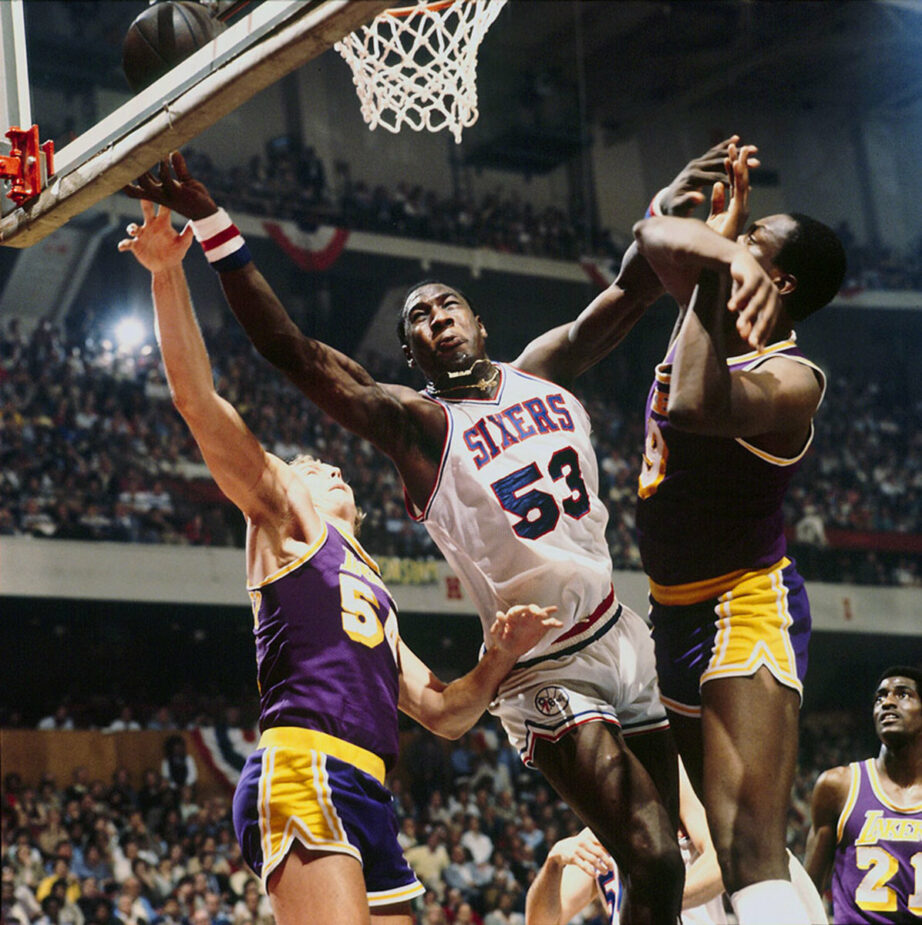 Darryl Dawkins (18pts/3blks) – Philadelphia Sixers vs. San Antonio Spurs – (1979 Playoffs)