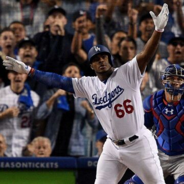« Puig takes pitch, launches homer, gets heated » – âšľ