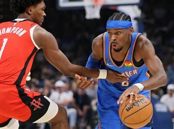 Firebarzzz présente🏀: « Le Thunder s’impose au bout du suspense face aux Rockets » – (125 à 124) – NBA