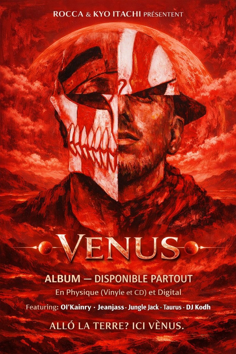Rocca & Kyo Itachi – « Venus » (2026) Quand deux légendes du rap français se retrouvent sur une même orbite | par Firebarzzz Rocca & Kyo Itachi - "Venus" (2026) Quand deux légendes du rap français se retrouvent sur une même orbite | par Firebarzzz