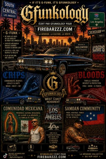 Gfunkology Playlist : les 20 classiques G-Funk qui définissent la West Coast | par Gfunkology pour firebarzzz.com