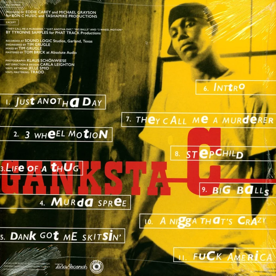 « 3 Wheel Motion » (1995) – Ganksta C et le Dallas G-Funk – Ganksta C – 3 Wheel Motion (Stepchild) – Firebarzzz / GFunkology Archive "3 Wheel Motion" (1995) - Ganksta C et le Dallas G-Funk - Ganksta C - 3 Wheel Motion (Stepchild) - Firebarzzz / GFunkology Archive