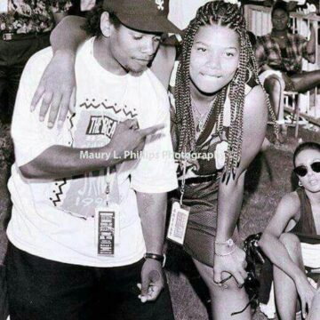 ET SI LE HIP-HOP N’AVAIT JAMAIS EU QU’UN SEUL CAMP ? – Eazy-E et Queen Latifah- Document Historique -Firebarzzz / GFunkology Archive hip-hop-un-seul-camp-eazy-e-queen-latifah